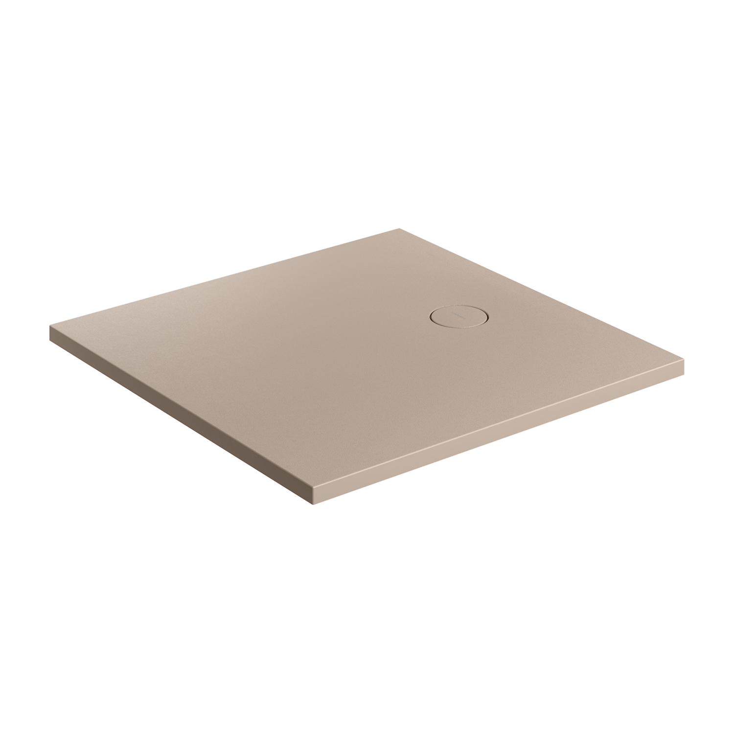 Omnires Aquarock brodzik kwadratowy z maskownicą 80x80 cm dune beige mat AQUAROCK80-KDB