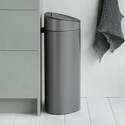 Brabantia Touch Bin New kosz na śmieci 40 l grafit 114908