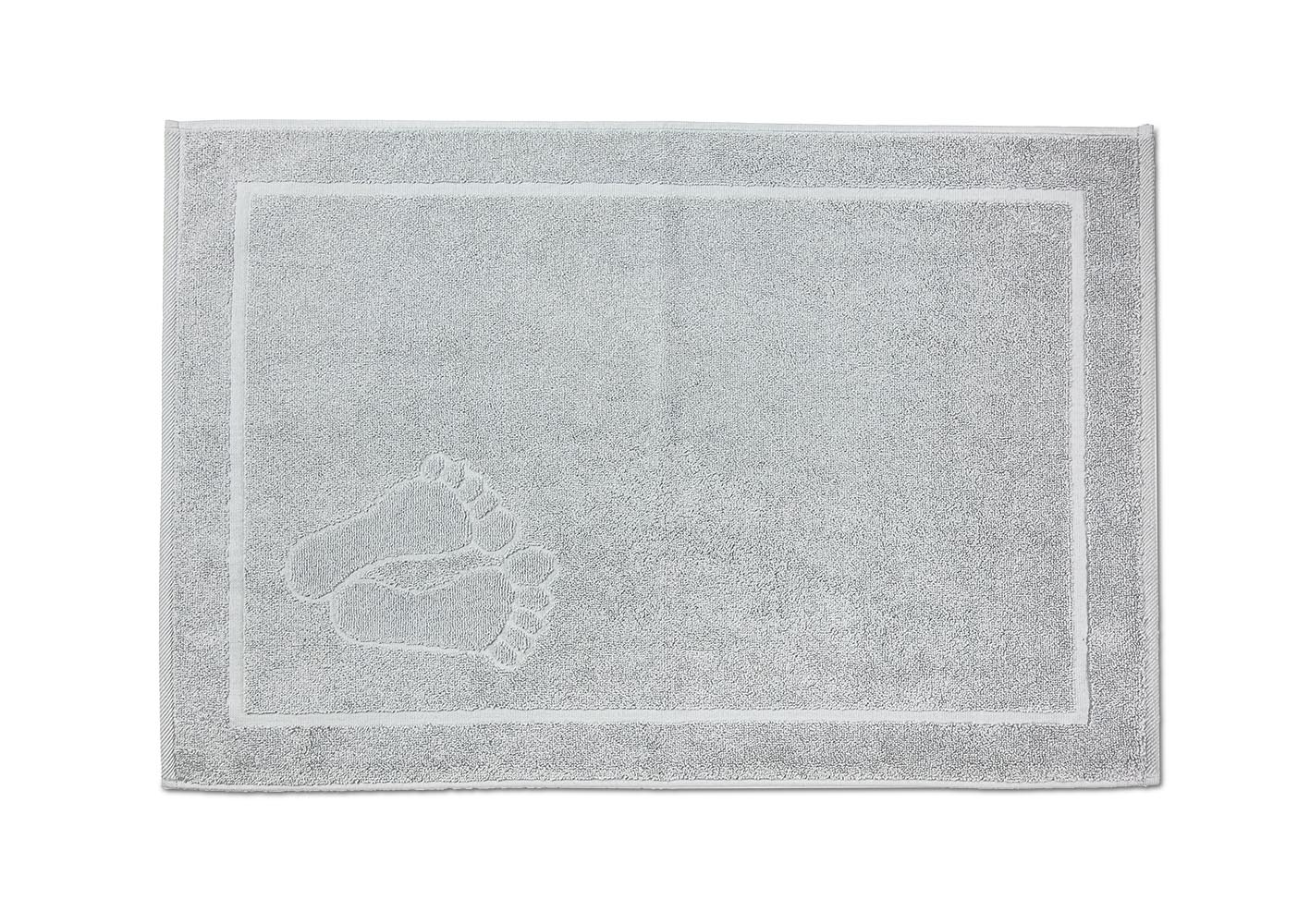 Texpol Stopki ręcznik łazienkowy 50x70 cm bawełna 650 g szary