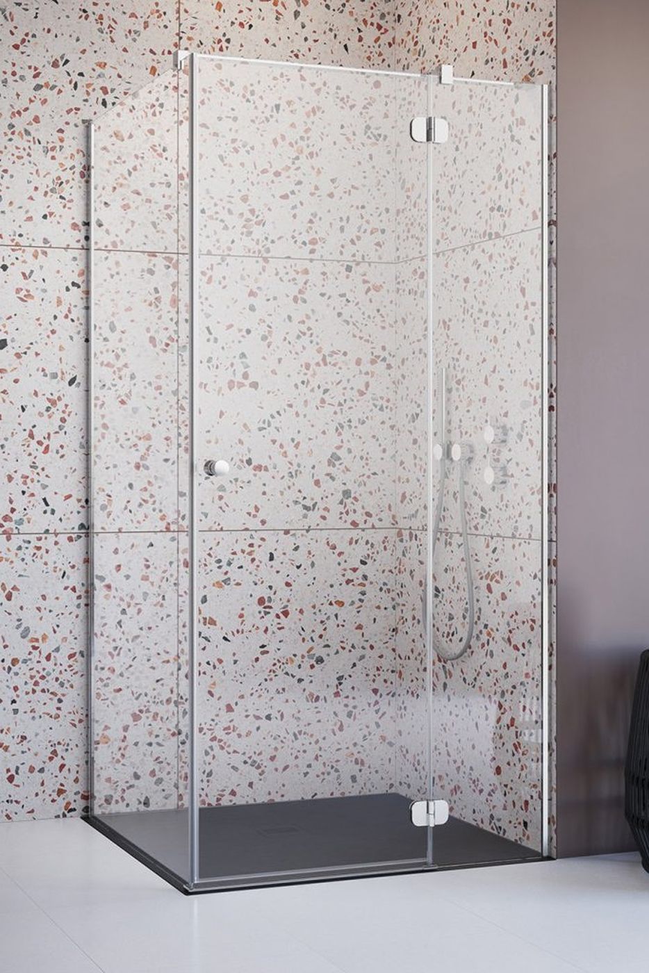 Radaway Torrenta KDJ kabina prysznicowa 80x100 cm prostokątna prawa chrom/szkło przezroczyste 132250-01-01R