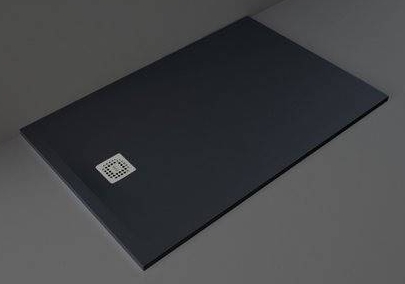 Rak Ceramics Feeling brodzik 90x140 cm prostokątny Raksolid czarny RFST090140S504