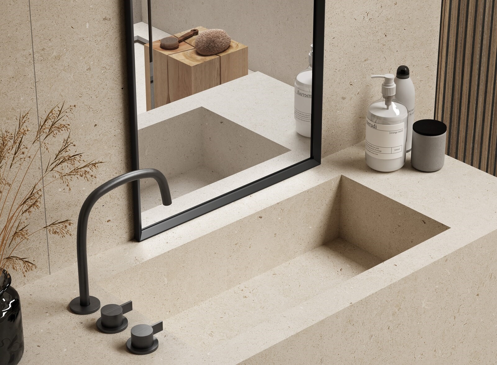 Durstone Somport płytka ścienno-podłogowa 120x60 cm beżowa