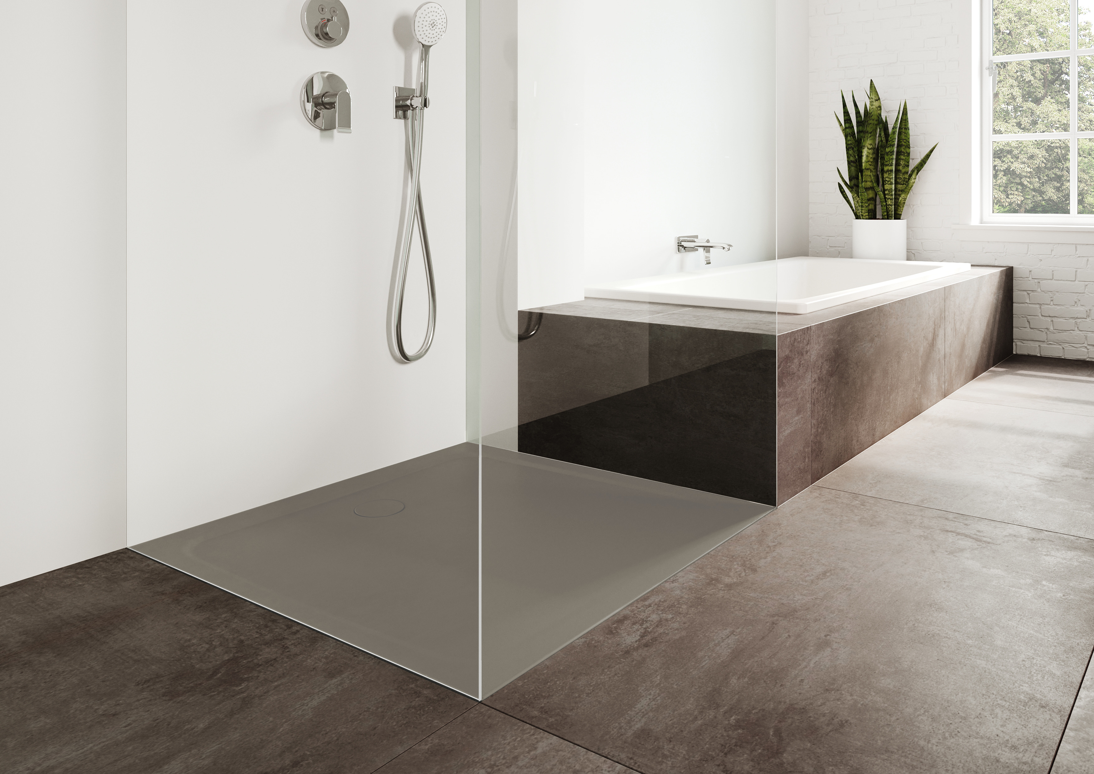 Kaldewei Cayonoplan brodzik 80x80 cm kwadratowy model 2251-5 z obniżonym nośnikiem styropianowym warm grey 60 361147980671