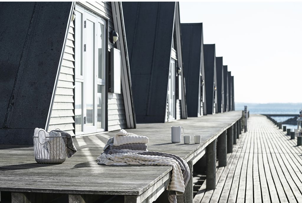 Zone Denmark Inu ręcznik 140x70 cm bawełniany szary 29545