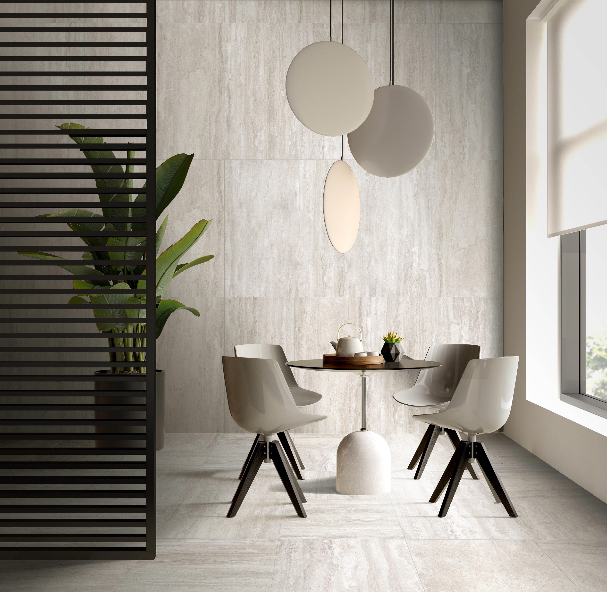 Savoia Travertine płytka ścienno-podłogowa 120x60 cm beżowa-biała