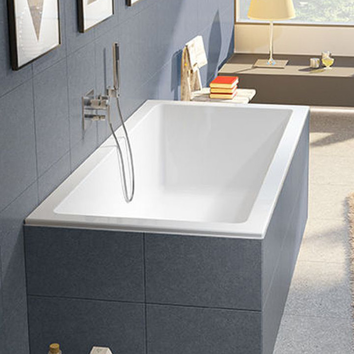 Riho Rethink Cubic Velvet wanna prostokątna 170x75 cm biały mat B105001105