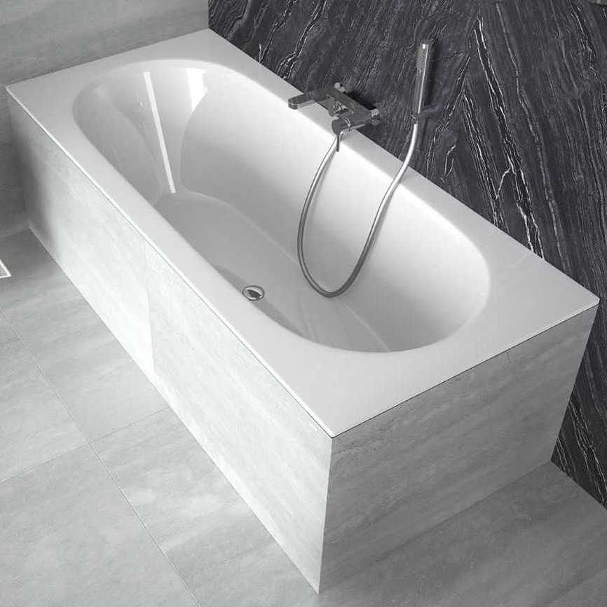 Besco Vitae wanna prostokątna Slim 159x75 cm biała #WAV-160-SL