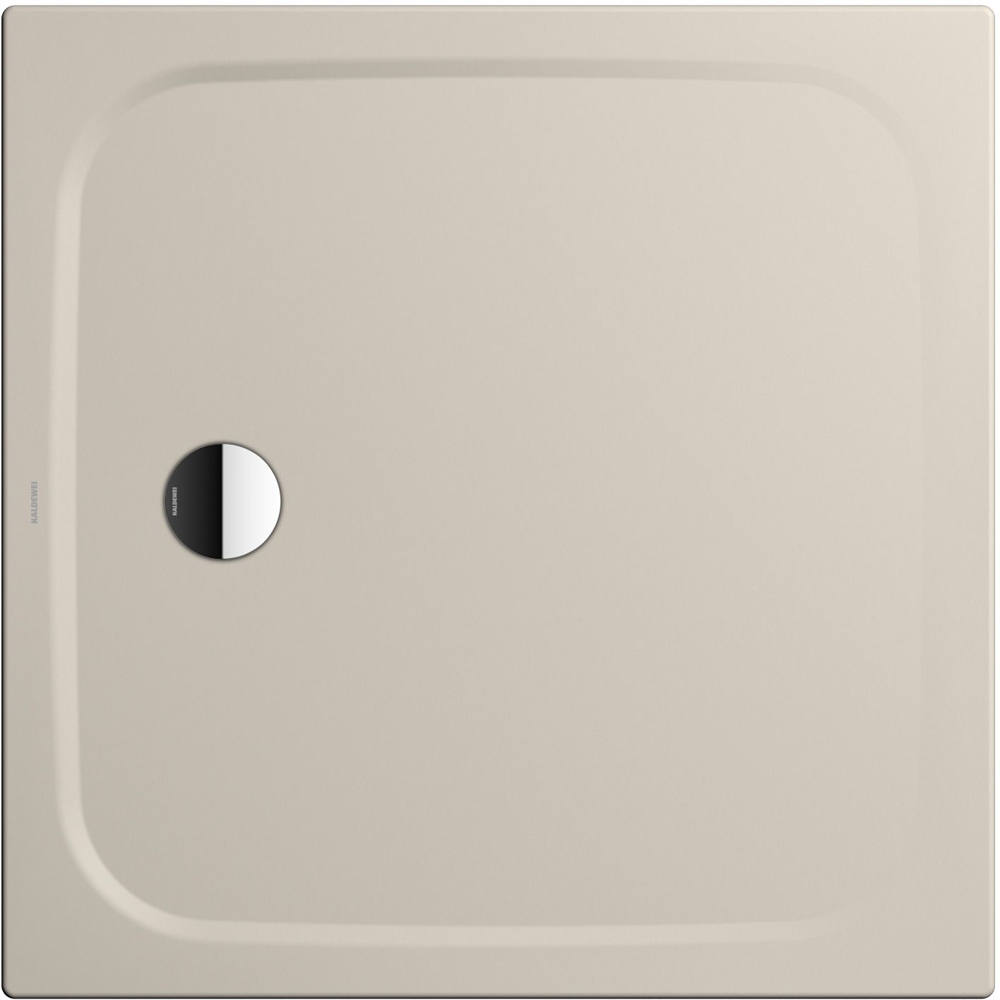 Kaldewei Cayonoplan brodzik 80x80 cm kwadratowy model 2251-5 z obniżonym nośnikiem styropianowym warm grey 10 361147980668