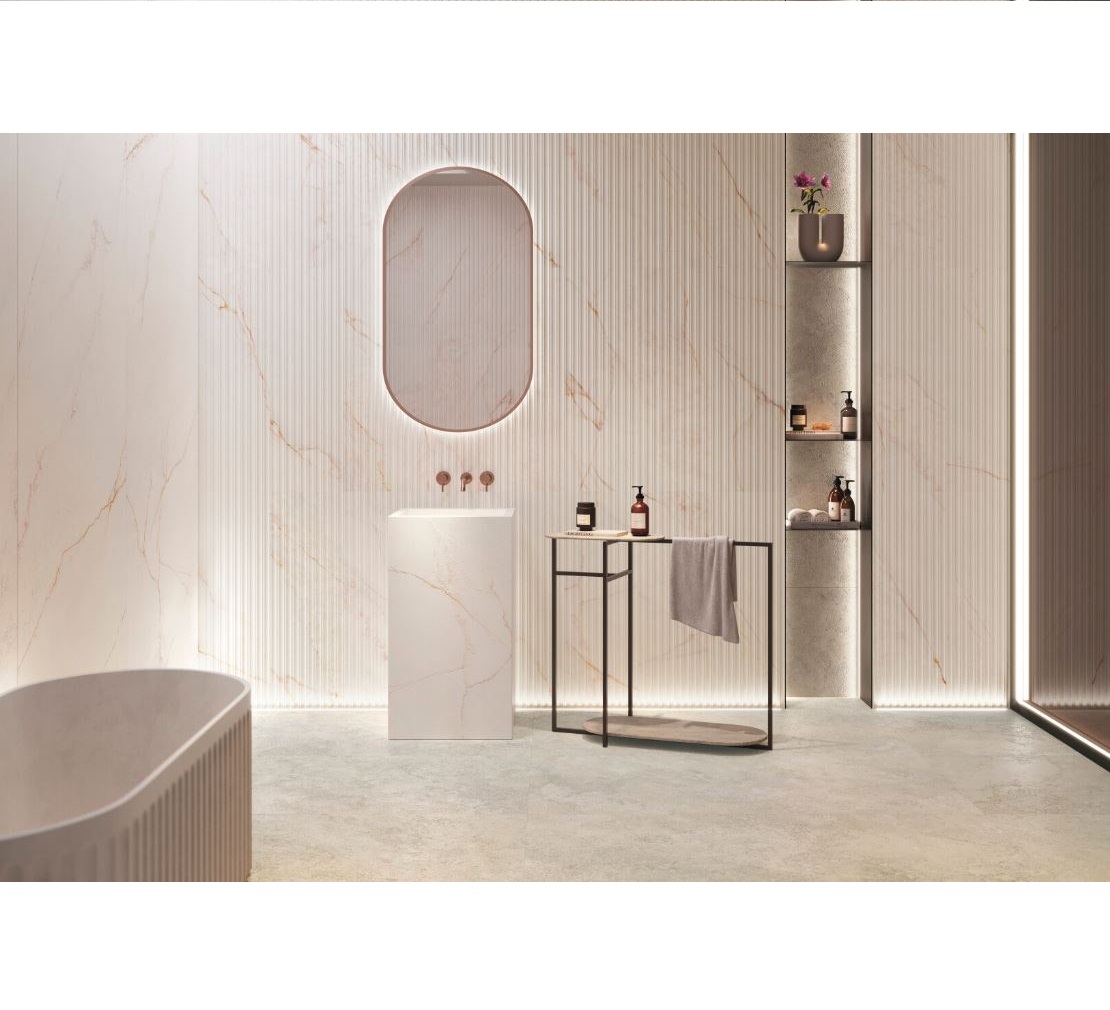 Museum by Peronda Dahlia White Nt płytka ścienno-podłogowa 120x60 cm beżowa-biała-różowa-mix kolorów