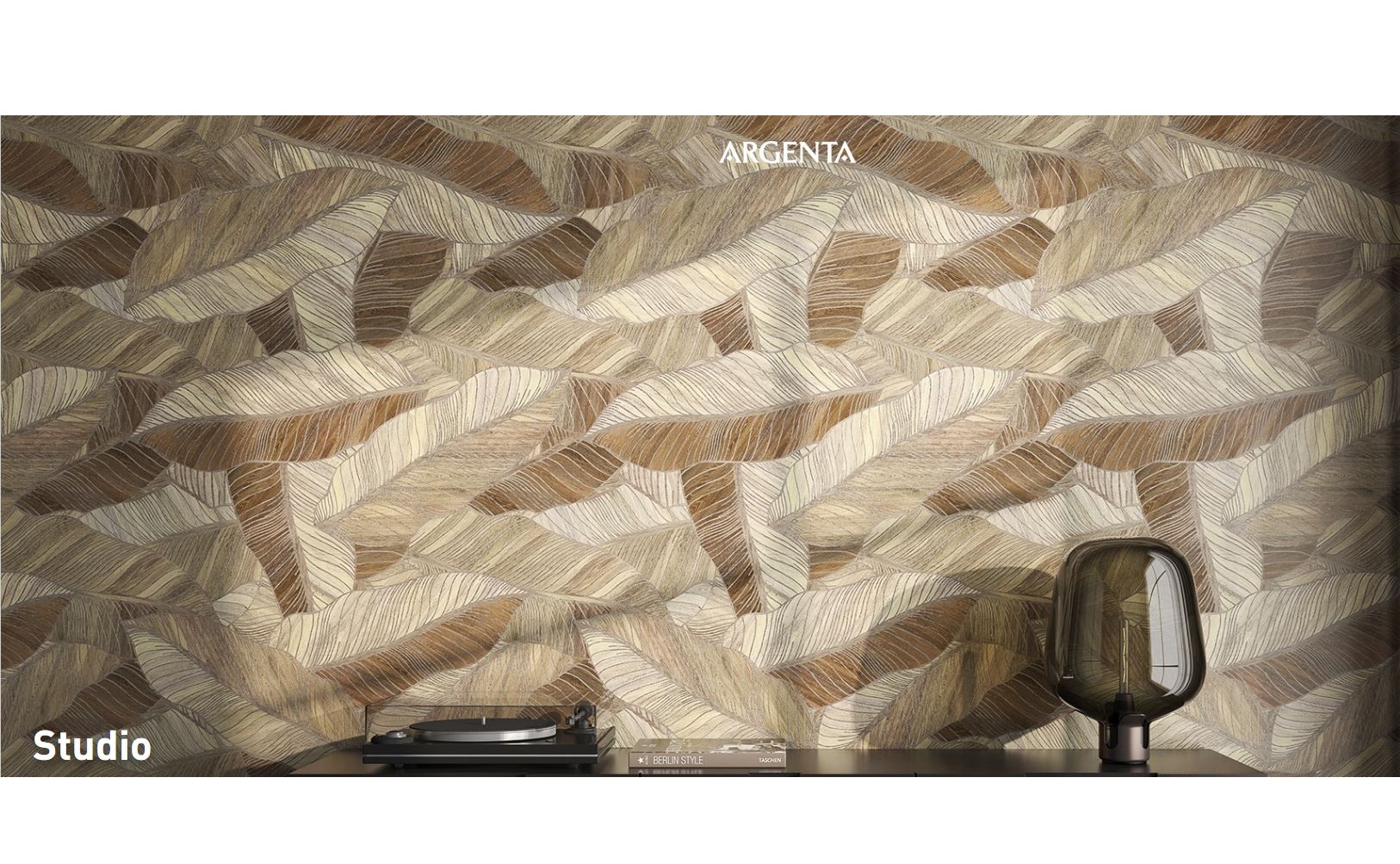 Argenta Studio Litter płytka ścienna 120x60 cm brązowa