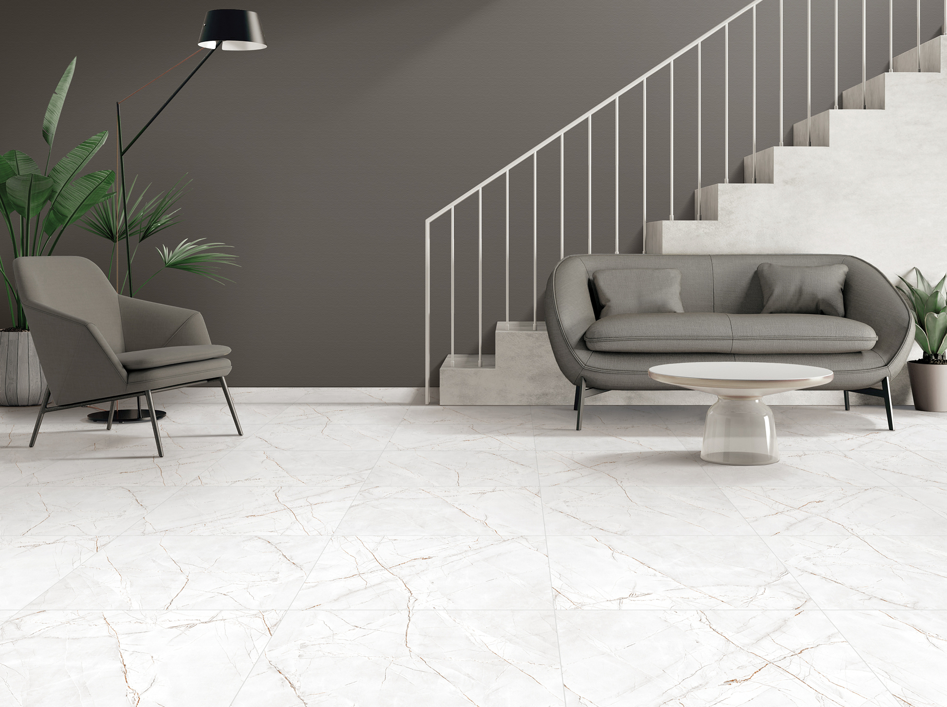 Ego Ceramics Royal Valencia płytka ścienno-podłogowa 120x60 cm szara