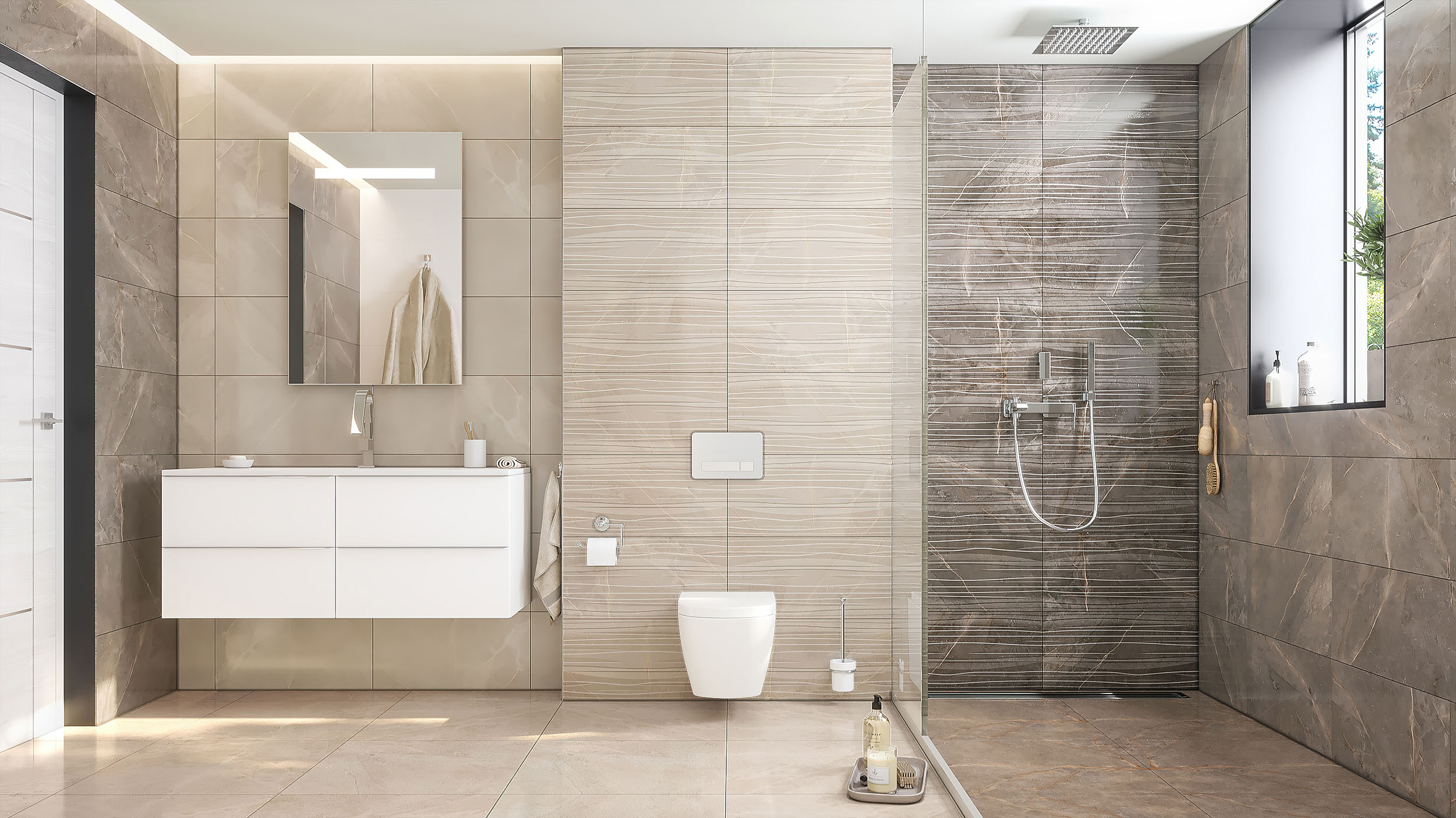 Euroceramic Palermo Crema płytka ścienna 30x60 STR