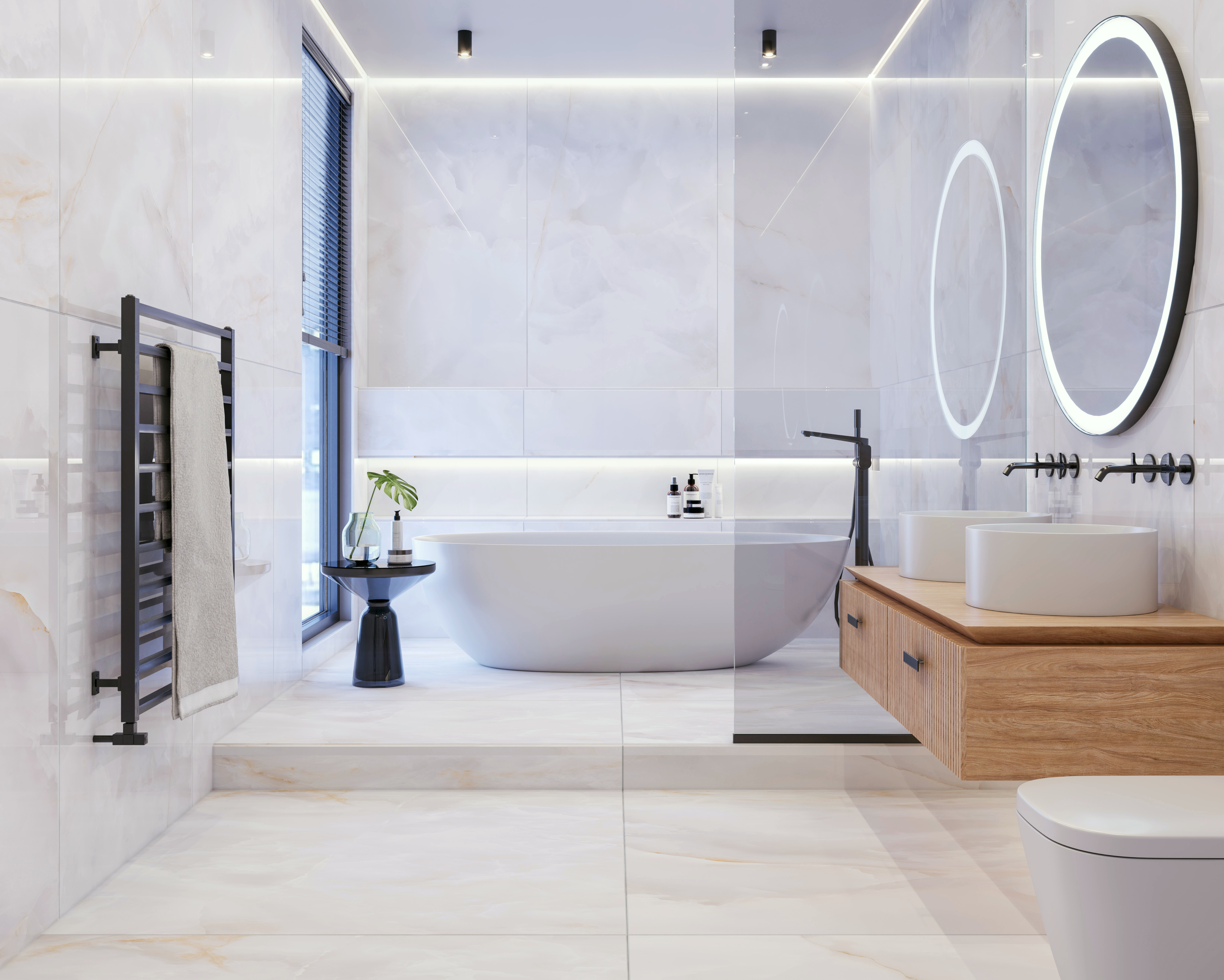 Ego Ceramics Onix płytka ścienno-podłogowa 120x60 cm biała-mix kolorów