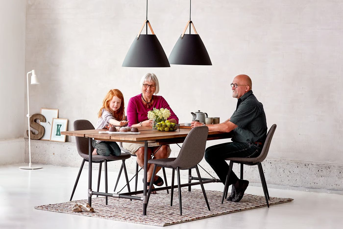 Nordlux Strap 48 lampa wisząca 1x40 W czarna 84353003