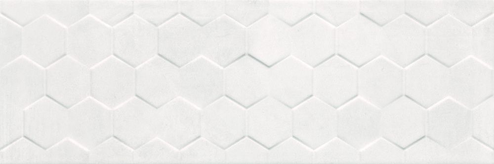 Ceramika Color Polaris Hexagon Light płytka ścienna 25x75 cm biały połysk