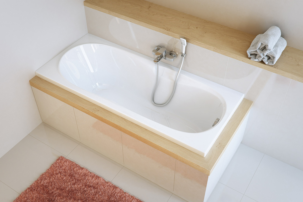 Excellent Sekwana wanna prostokątna 170x75,5 cm biała WAEX.SEK17WH