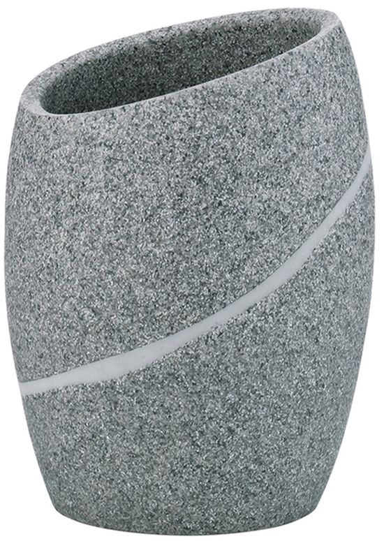 Kela Talus kubek na szczoteczki stojący szary 20256 - Wysyłka w 24h