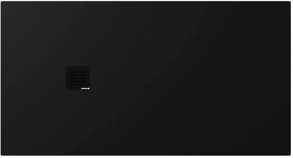 Polysan Treneca brodzik prostokątny 150x80 cm czarny 84305.21