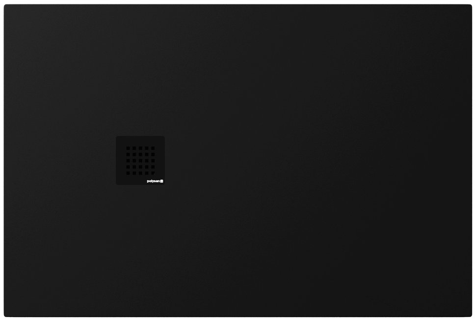 Polysan Treneca brodzik prostokątny 140x80 cm czarny 84304.21