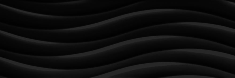 Ceramika Color Java Onda Black płytka ścienna 25x75 cm czarny połysk