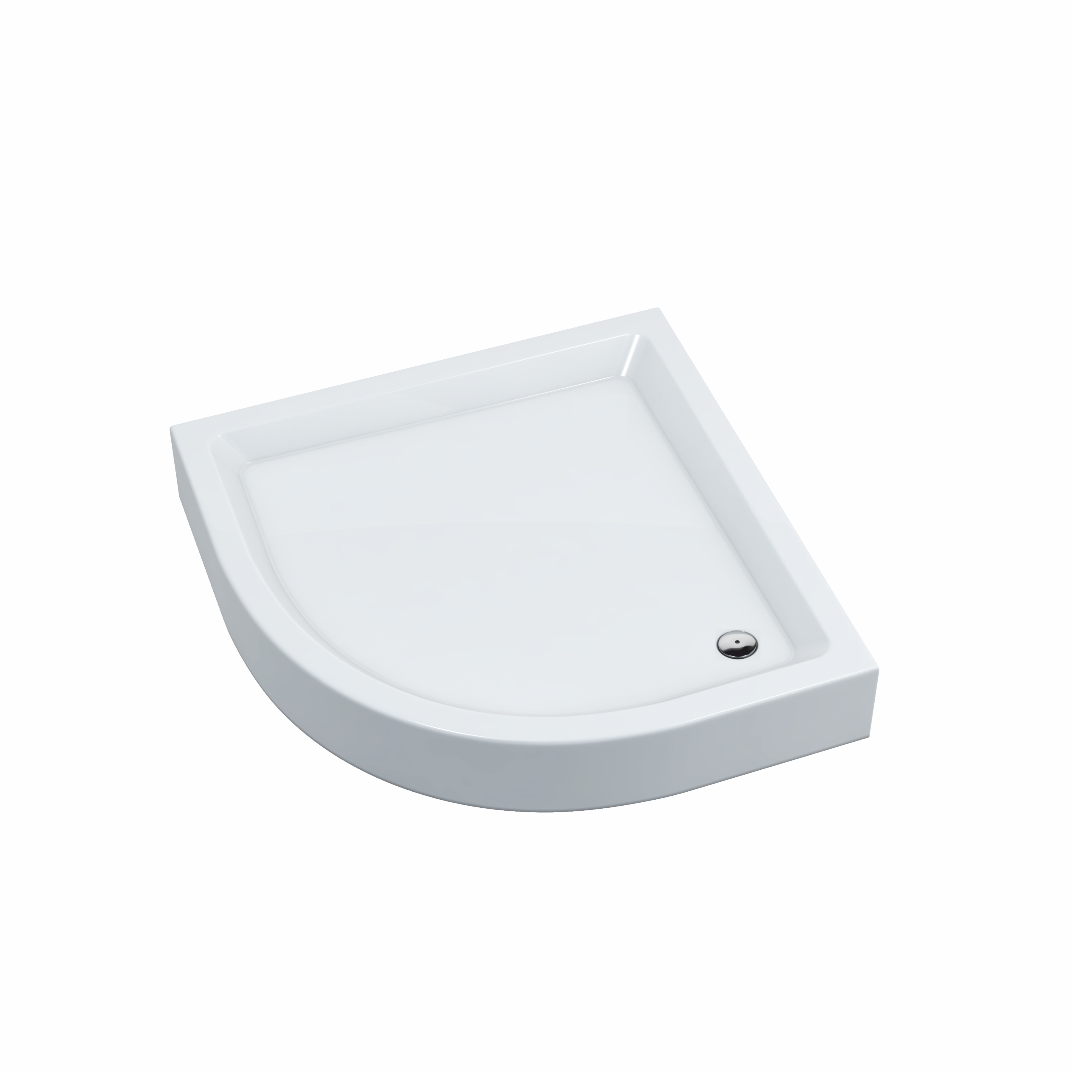 Sea-Horse OMO brodzik półokrągły 80x80 cm biały BKB401