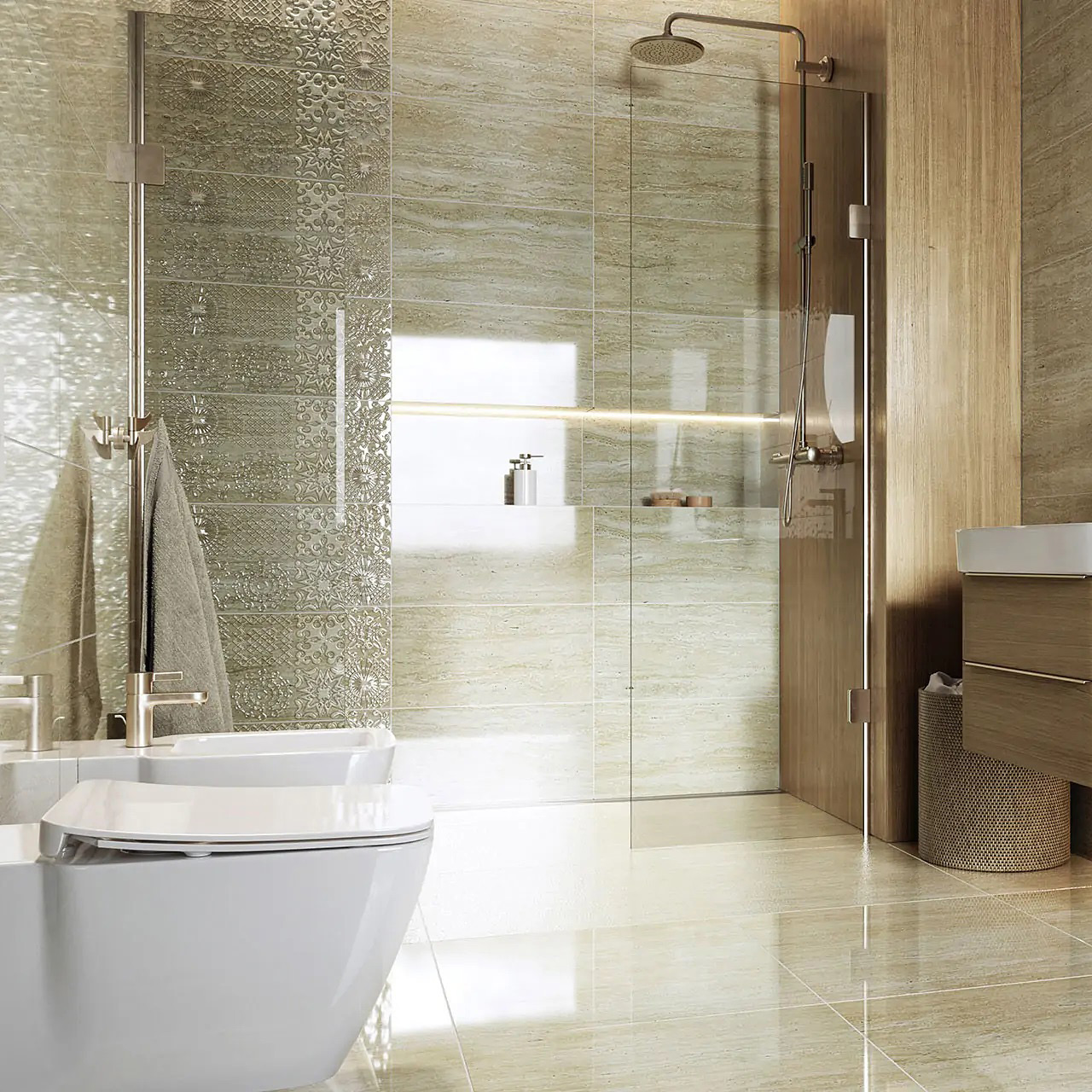 Ceramstic Cente Luce płytka ścienna 60x30 cm