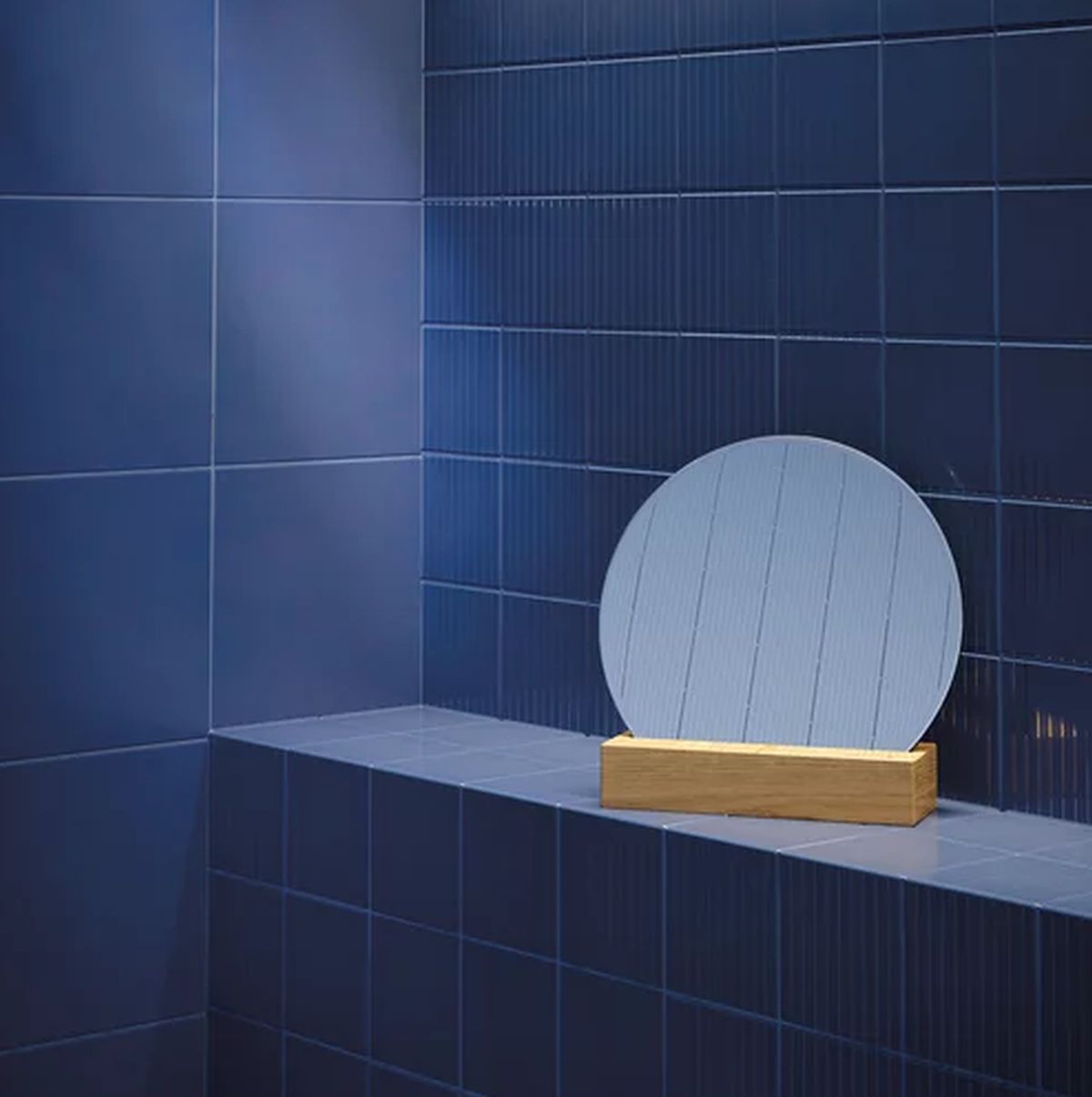 Paradyż Neve płytka ścienna 9,8x9,8 cm niebieska