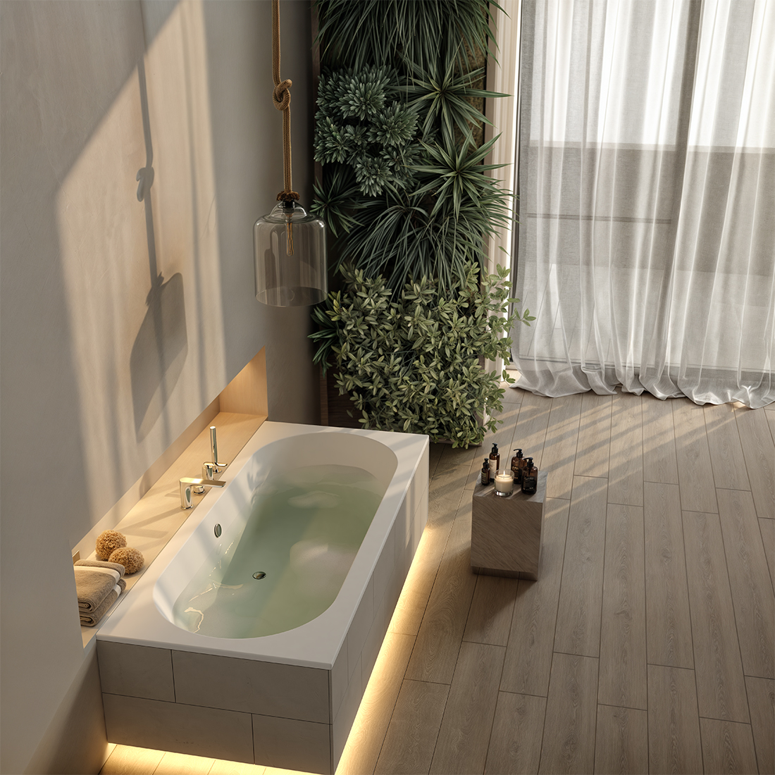 Schedline Celestia wanna prostokątna 170x75 cm biała 3WSP.CS1P-17075/B/MG