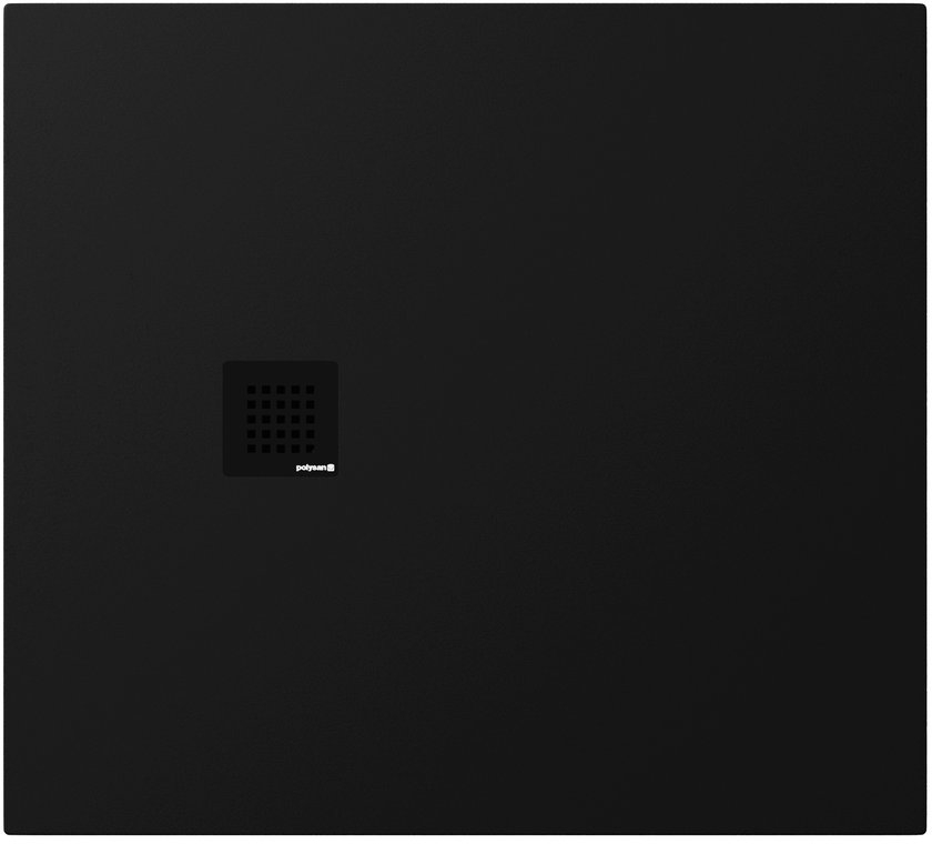 Polysan Treneca brodzik prostokątny 100x90 cm czarny 84306.21