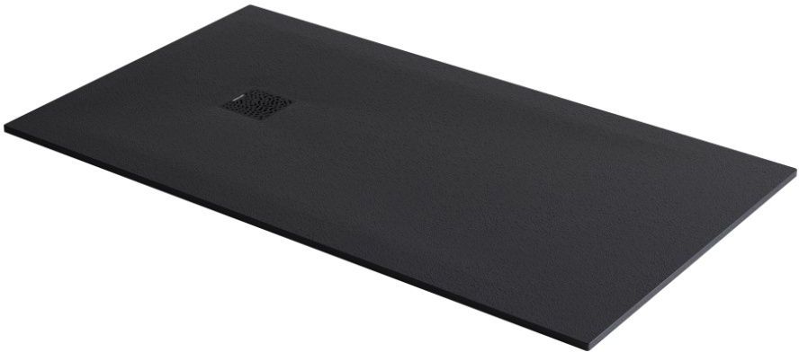 Excellent Arda brodzik 180x90 cm prostokątny kompozyt czarny BREX.1503.180.090.BLN