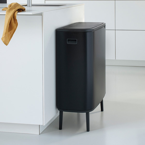 Brabantia Bo Touch Bin Hi pojemnik na odpady 60 l czarny mat 130229