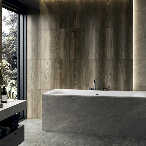 Paradyż Afternoon Brown płytka ścienna 29,8x59,8 cm STR motyw A brązowy mat