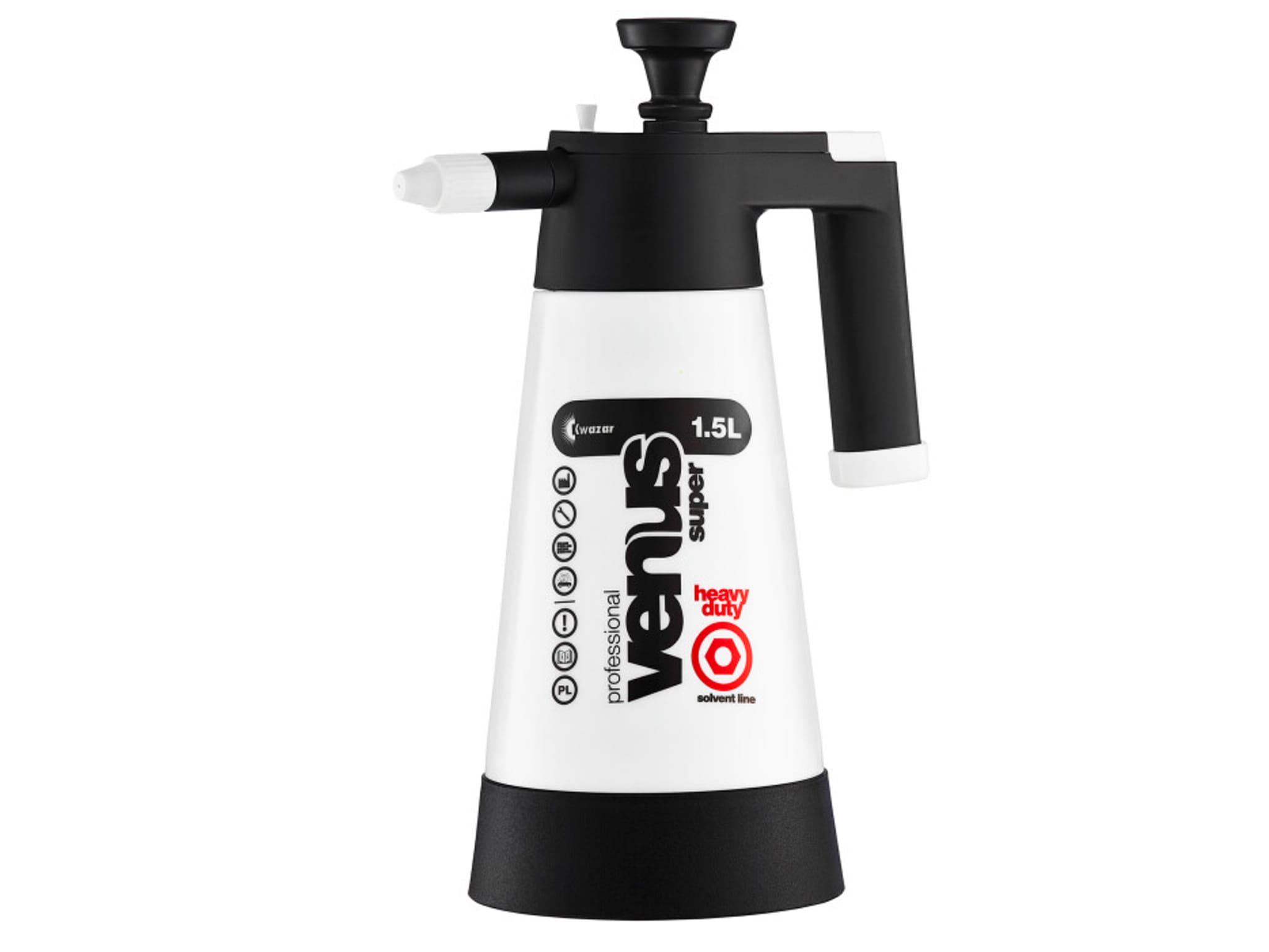 Opryskiwacz ręczny ciśnieniowy do rozpuszczalników 1,5L Kwazar