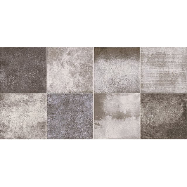 Płytka ścienna CODERIVER WT1092 grey glossy 29,7x60 gat. II