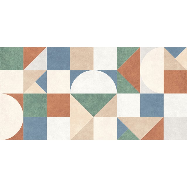Płytka ścienna VIDAL multicolour decoration geo satin 29,8x59,8 gat.