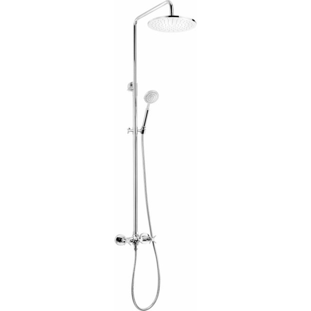 DEANTE Deszczownica TEMISTO chrom z baterią prysznicową NAC_04QT