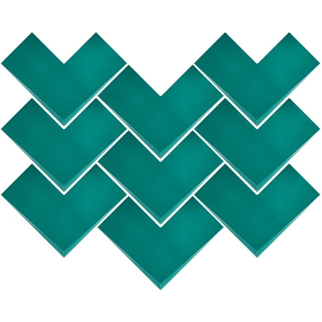 Płytka ścienna hiszpańska Wow Design BOHO/ELLE emerald glossy 20x20 g