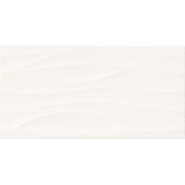 Płytka ścienna TOUCH ME white wave structure satin 8mm 29,8x59,8 gat.