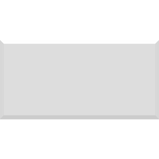 Płytka ścienna hiszpańska Vilar Albaro MONOCOLOR BLANCO BISELADO błys