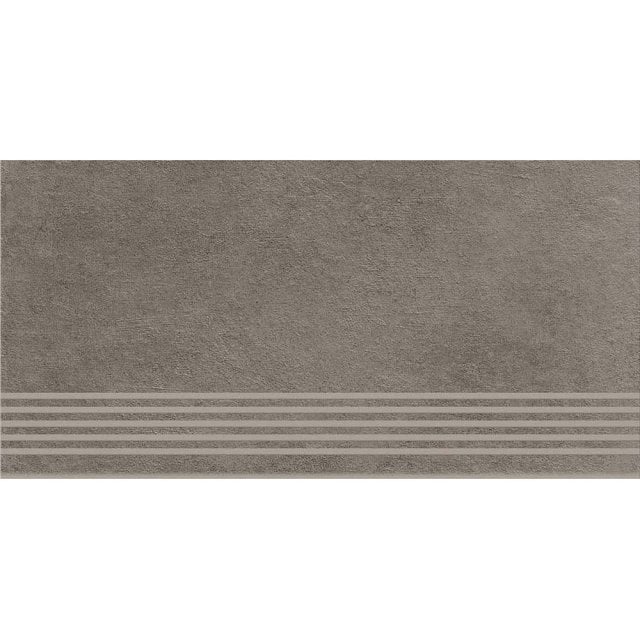 Gres szkliwiony stopnica BLEND grey mat 29,8x59,8 gat. I