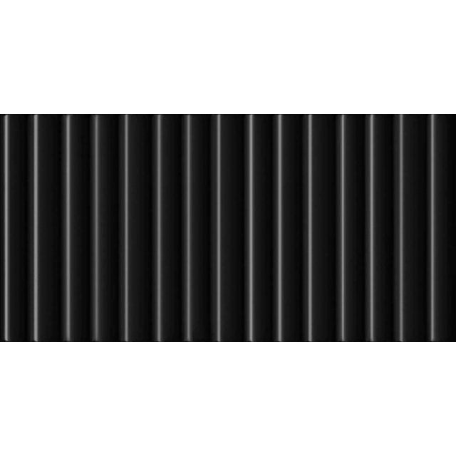 Płytka ścienna hiszpańska El Barco PISA BLACK błyszcząca 15x30 gat. I