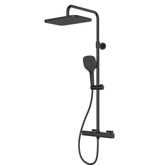 KFA Deszczownica MALAGA ścienna z baterią termostatyczną natryskową c