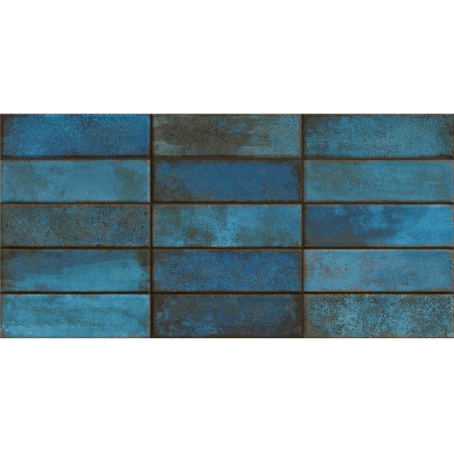 Płytka ścienna TUZZI blue glossy 29,7x60 #349 gat. I Cersanit