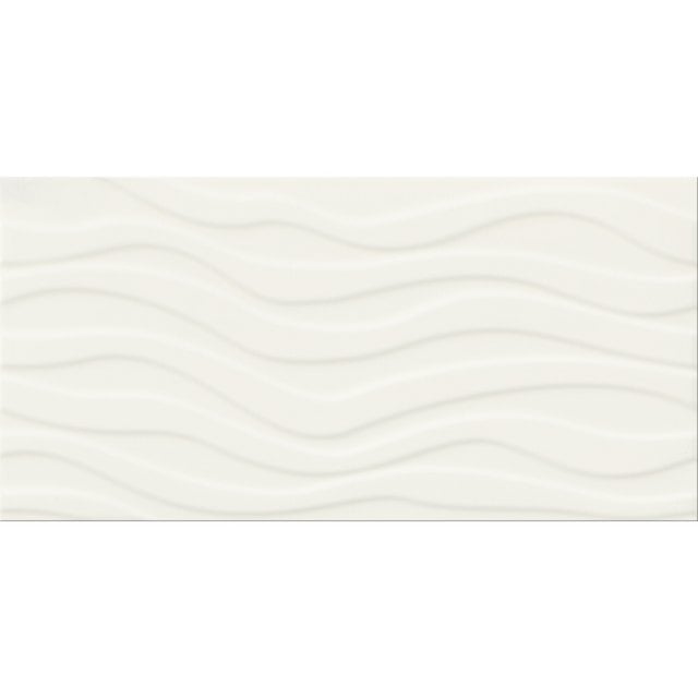 Płytka ścienna MARGARET white lines structure mat 29,7x60 gat. II