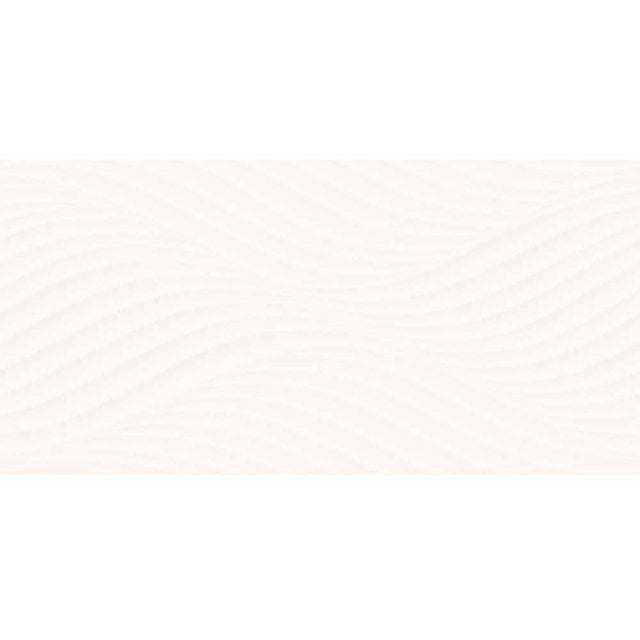 Płytka ścienna COLDY white glossy wave structure 29x59 gat. I