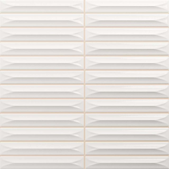 Płytka ścienna hiszpańska Vilar Albaro NIKAIA OFF WHITE do fugowania