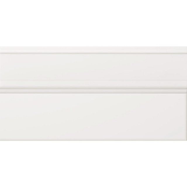 Płytka ścienna hiszpańska PALACE ZOCALO MODERN WHITE mat 15,8x30 gat.