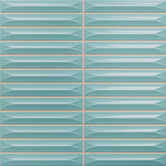 Płytka ścienna hiszpańska Vilar Albaro DART SKY do fugowania błyszczą