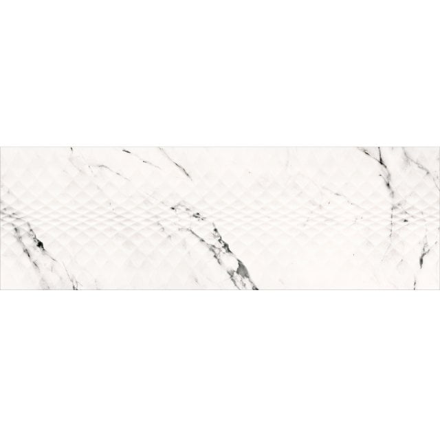 Płytka ścienna SPACE white structure micro 29x89 gat. II