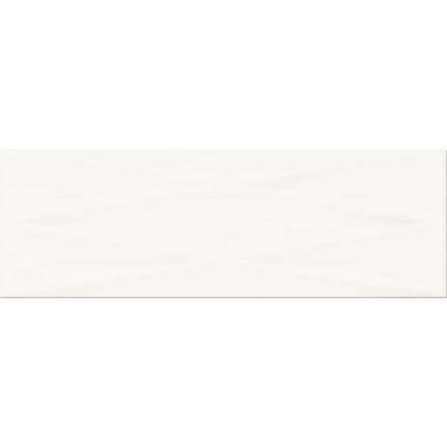 Płytka ścienna MERIDIAN white lines structure glossy 25x75 gat. I